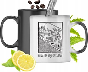 Mágikus Bögre Horgászoknak Színváltós, fényképes nyomattal