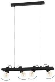 Eglo 43848 - Csillár zsinóron PLIMSOLL 4xE27/15W/230V