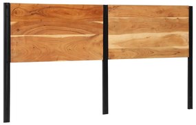 tömör fa akác és vas fejtámla 200 cm