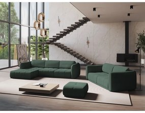 Zöld sarokkanapé (bal oldali) Hoku – Makamii