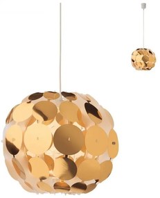 Redo 01-1508 - Csillár zsinóron ODEON 1xE27/42W/230V átm. 36 cm arany