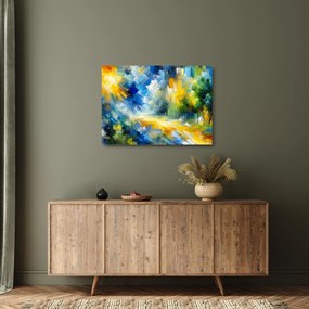 Üveg kép - Absztrakt napos nap (70x50 cm)