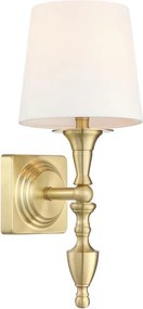 Cosmolight klasszikus fali lámpa austin sárgaréz cosw01132br-wh