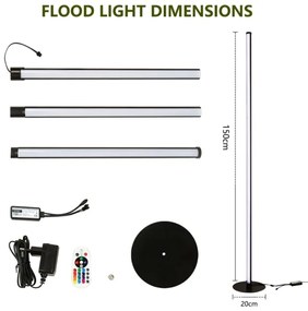 Immax NEO 07776L - LED RGB Dimmelhető lámpa AMBIENTE LED/12W/230V Wi-Fi Tuya + távirányító