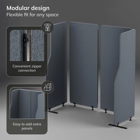 akusztikus falpanel SADIE Carbon Fog 240/145 cm