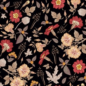 Tekercses tapéta öntapadós furnér bútorhoz 40x600cm virág motívum