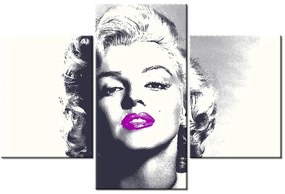 Marilyn Monroe képe - lila ajkú (90x60 cm)