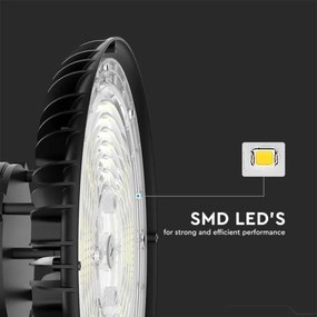 LED ipari lámpa UFO High Bay 200W 230V 3000K/4000K/6000K IP65