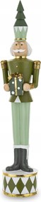 Karácsonyi Figura Zöld Diótörő Dekoráció Ajándék Karácsonyra