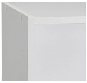 Fehér könyvespolc 30x106x24 cm Cube – Casa Selección