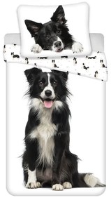 Egyszemélyes pamut gyerek ágyneműhuzat 140x200 cm Border Collie – Jerry Fabrics