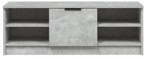 betonszürke szerelt fa TV-szekrény 102 x 35,5 x 36,5 cm