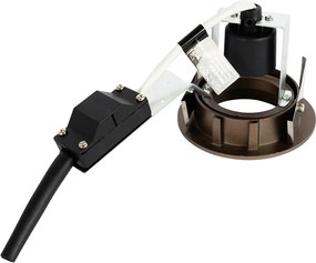 Modern süllyesztett spotlámpa sötét bronz, dönthető - Cisco