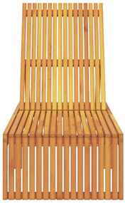 Napozóágy 200x55x30 cm Tömör Akácfa