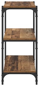 Könyvespolc Régi fa 60 x 33 x 71 cm Faanyag