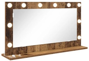 Pipere tükör Öreg fa Fa, Üveg 80 x 45 x 18 cm Tükör