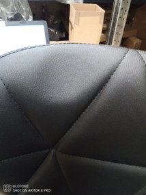 AKCIÓ Fekete irodai szék NOTO ökobőrből II. osztály