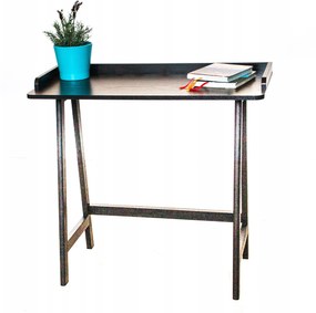 Stílusos Fekete Asztal Fa Asztal Fali Asztallap Virágok Konzol Íróasztal