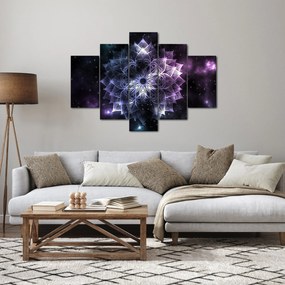 Kép - Lótusz mandala az űrben (150x105 cm)