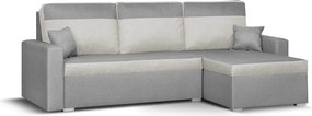ASTRA3 Kinyitható sarokkanapé Szürke/krém