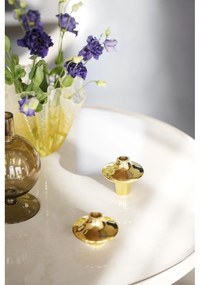 Natúr színű kerek dohányzóasztal kerámia asztallappal 90x90 cm Marsden – Rowico