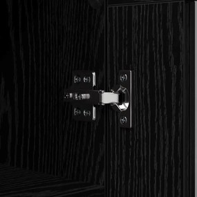 Széf Fekete tölgy 69,5 x 34 x 90 cm Műszaki fa és vas