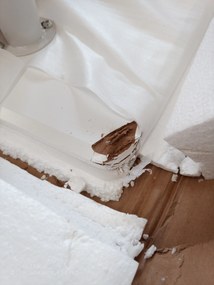 Akció Fehér étkezőasztal BERGEN 140x80 cm III. osztály