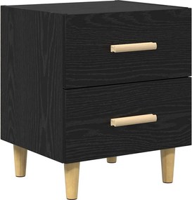 vidaXL Ágyat tartó szekrény Fekete tölgy 40 x 35 x 47.5cm Faanyag