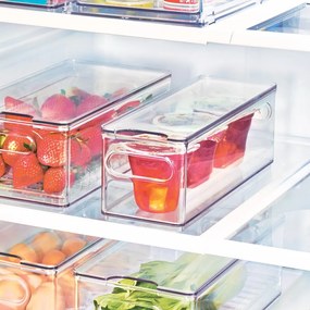 Átlátszó tárolódoboz fedéllel, 31,1 x 10,8 cm - iDesign The Home Edit