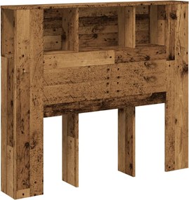 vidaXL antik fa színű szerelt fa áthidalószekrény 120 x 19 x 104,5 cm