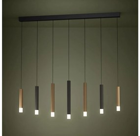 Eglo 39906 - LED Dimmelhető csillár zsinóron ESTANTERIOS 7xLED/3,1W/230V 3000K