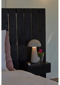 Szürke LED asztali lámpa távirányítóval (magasság 28 cm) Sam – Sirius