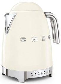 Krémszínű rozsdamentes acél vízforraló 1,7 l Retro Style – SMEG