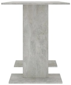 Betonszürke szerelt fa étkezőasztal 110 x 60 x 75 cm
