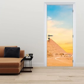 Fotótapéta ajtóra - Egyiptomi piramisok (95x205cm)