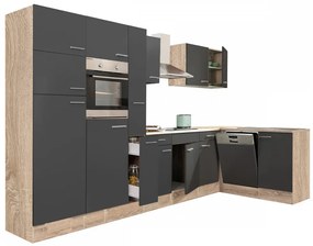 Yorki 370 sarok konyhabútor felülfagyasztós hűtős kivitelben