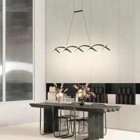 ONLI - LED Csillár zsinóron DNA LED/24W/230V 4000K ezüst