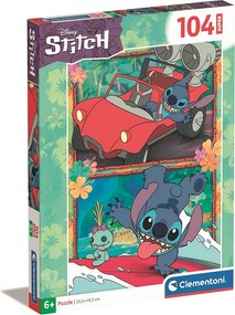Disney Lilo és Stitch, A csillagkutya Wild Adventure 104 db-os puzzle Clementoni