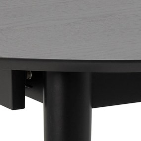 Kerek bővíthető étkezőasztal tölgyfa dekoros asztallappal ø 115 cm Montreux – Actona