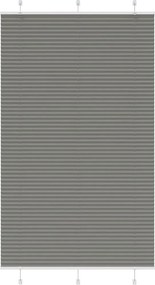 vidaXL pliszírozott redőny antracit 120x200 cm szövetszélesség 119,4cm