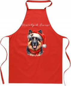 Konyhai kötény Német juhászkutya Karácsony Boldog Karácsonyt Ajándék