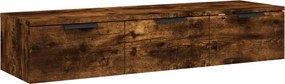 vidaXL füstös tölgy színű szerelt fa faliszekrény 102 x 30 x 20 cm