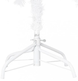 fehér PVC műkarácsonyfa vastag ágakkal 210 cm