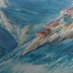 Kép - Norvég falu (70x50 cm)