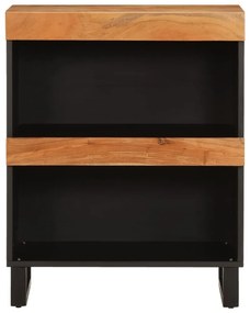 tömör akácfa tálalószekrény 60 x 33 x 75 cm