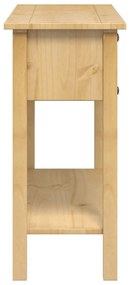 Corona tömör fenyőfa konzolasztal 114 x 34,5 x 73 cm
