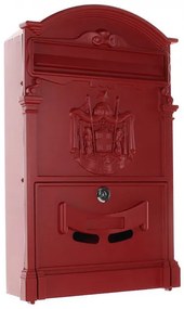 T05376 Ashford postaláda piros színben 410x260x90mm