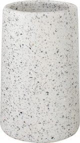 Fogkefetartó bögre Q-bath világos terrazzo