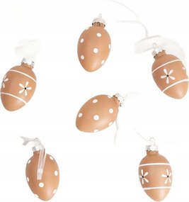 Zrink üveg tojás medál szett 6 db-os Homla