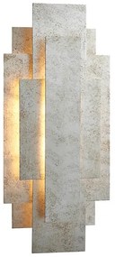 Endon 90451 - Fali lámpa ALZARE 2xG9/3W/230V fehér patinás